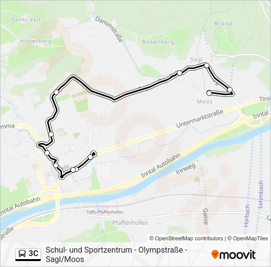 3C  Line Map