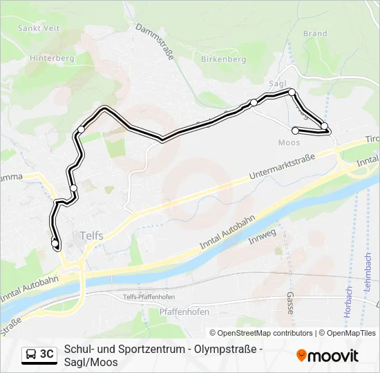 3C  Line Map