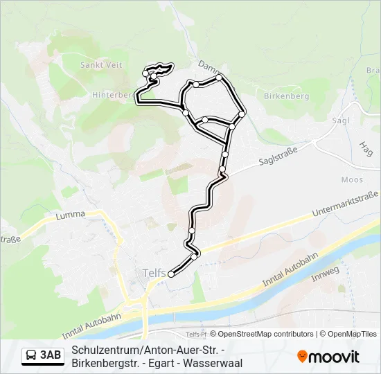 3AB  Line Map