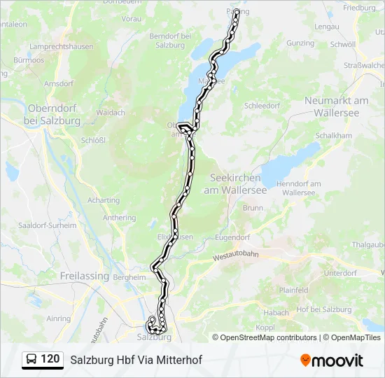 120 Bus Line Map