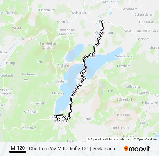 120 Bus Line Map