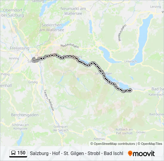 150 Bus Line Map