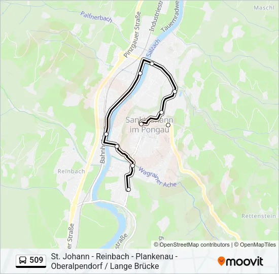 509 Bus Line Map