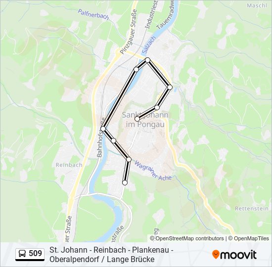 509 Route Schedules Stops Maps St Johann Postamt Updated 