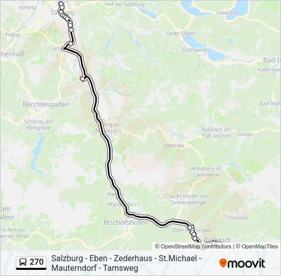 270 Bus Line Map