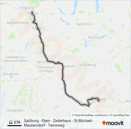270 Bus Line Map