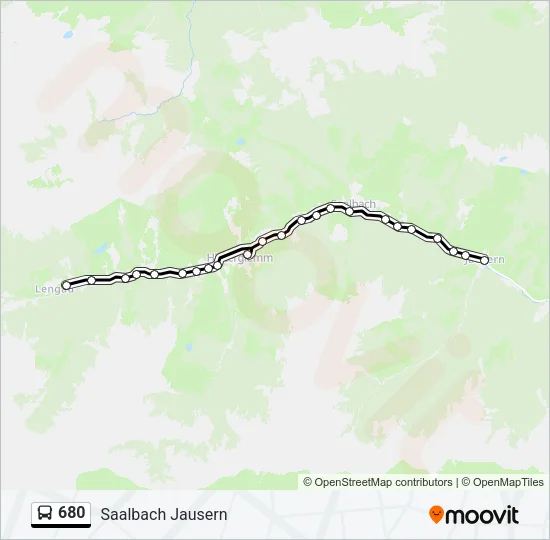680 Bus Line Map
