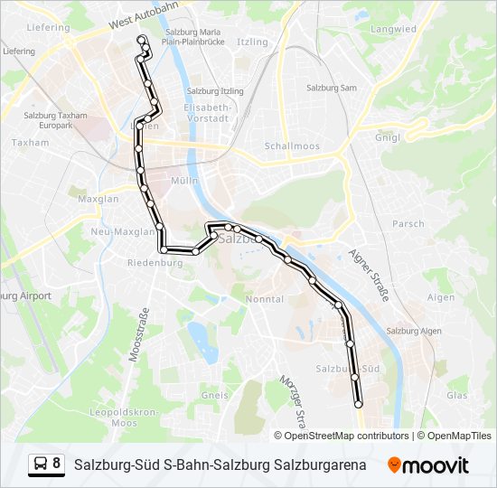 8 Route Schedules Stops Maps Salzburg Polizeidirektion Updated