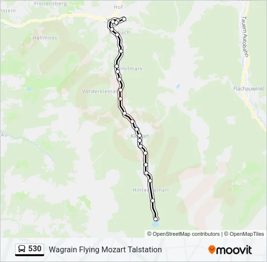 530 Bus Line Map