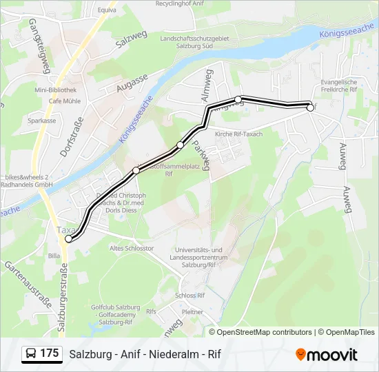 175 Bus Line Map