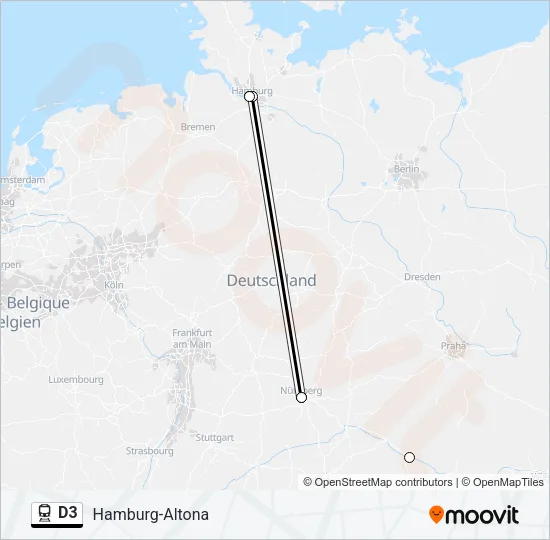 D3  Line Map