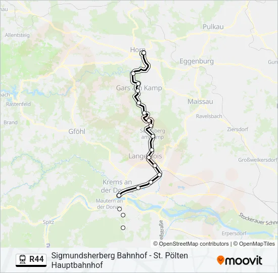 R44 Train Line Map