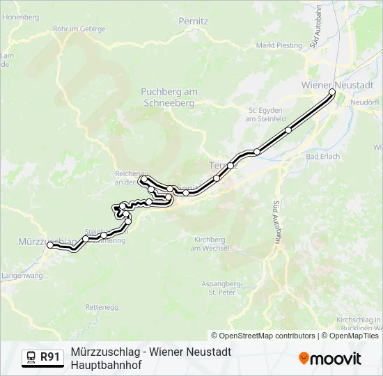 R91  Line Map