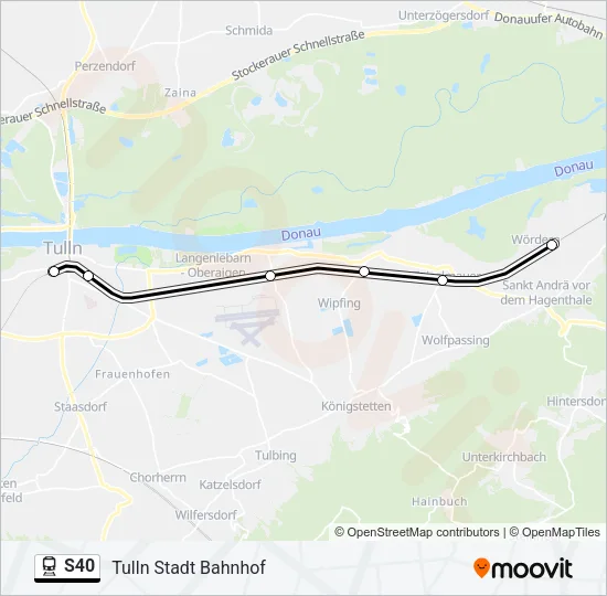 S40 Train Line Map