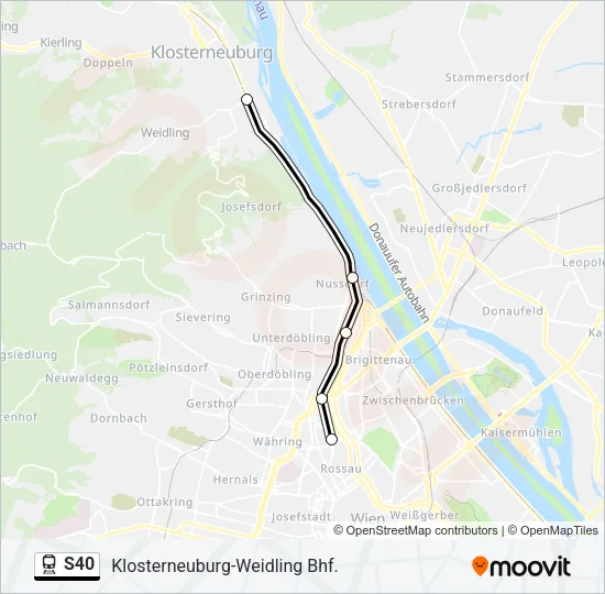S40 Train Line Map