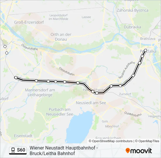 S60 Train Line Map