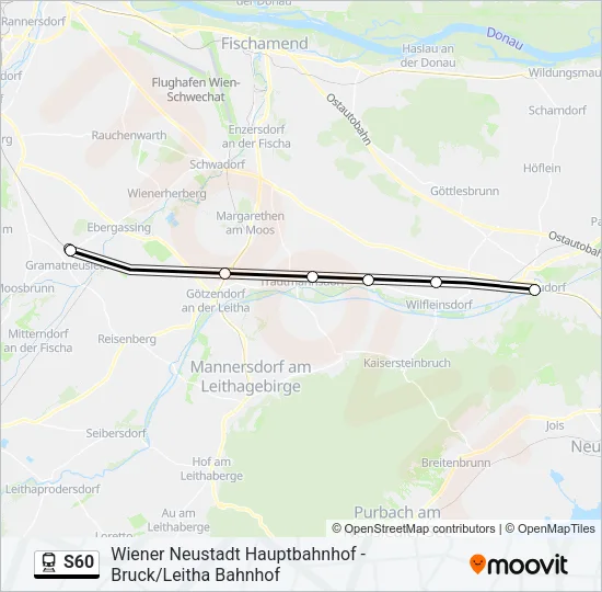 S60 Train Line Map