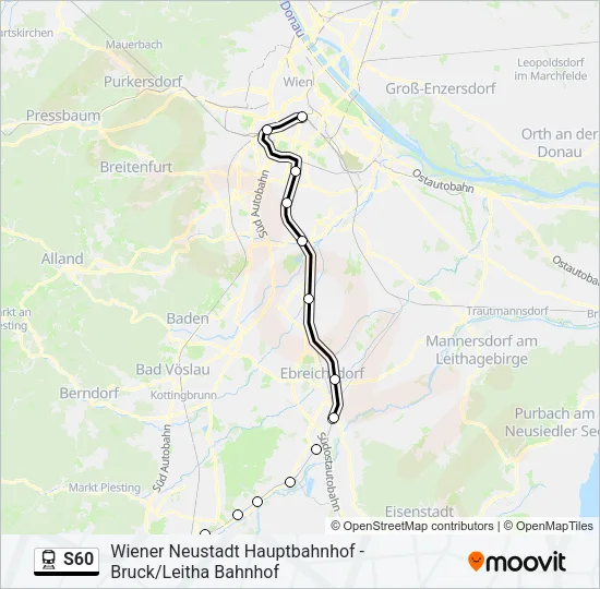 S60 Train Line Map