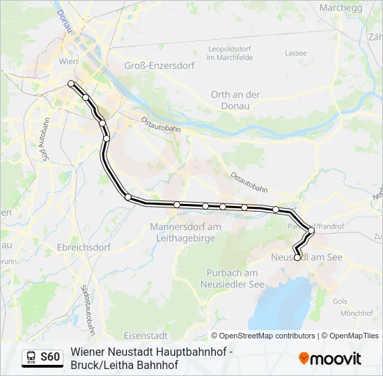 S60 Train Line Map