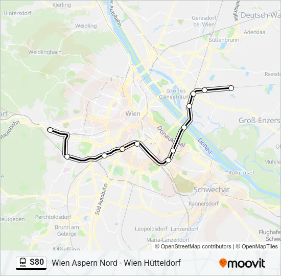 S80 Train Line Map