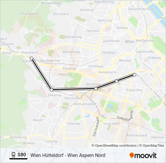 S80 train Line Map