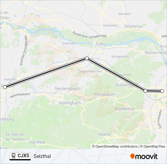 CJX5  Line Map