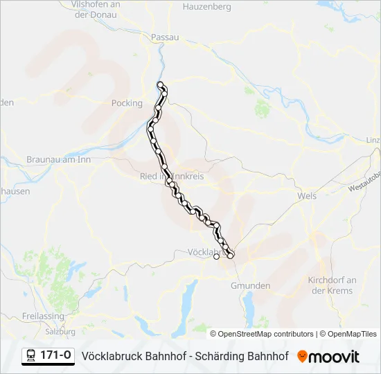 171-O Train Line Map