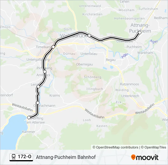 172-O Train Line Map