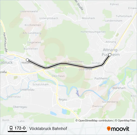 172-O Train Line Map