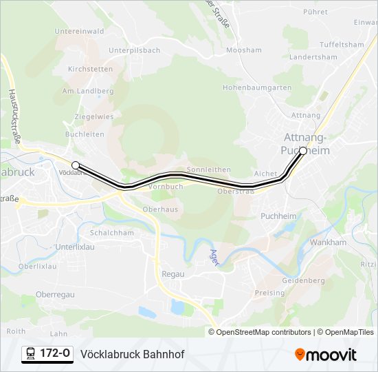 172-O train Line Map