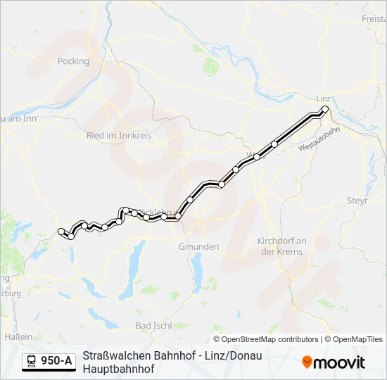 950-A Train Line Map