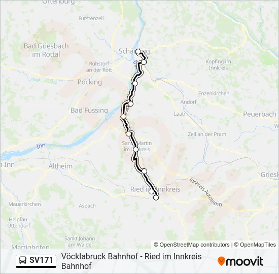 SV171 Bus Line Map