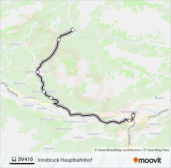 SV410 Bus Line Map