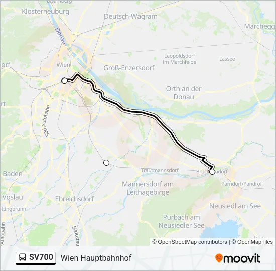 SV700 Bus Line Map