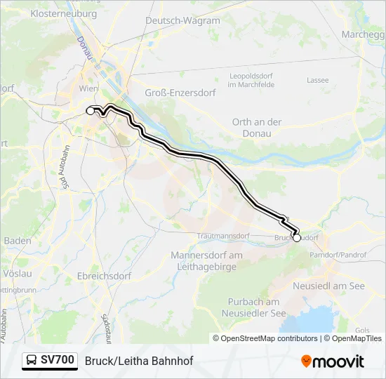SV700 Bus Line Map