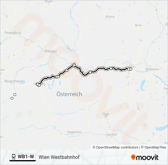 WB1-W  Line Map