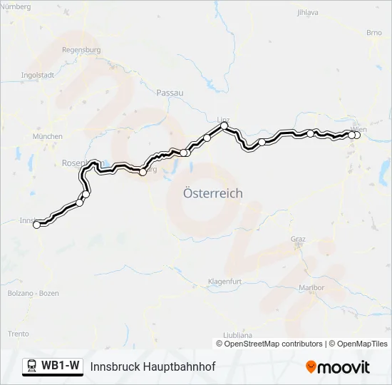 WB1-W  Line Map