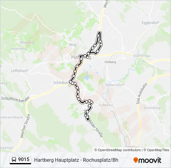 9015 Bus Line Map