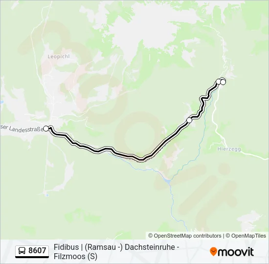8607 Bus Line Map