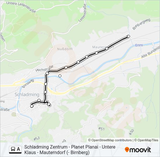 A Bus Line Map