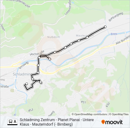 A Bus Line Map