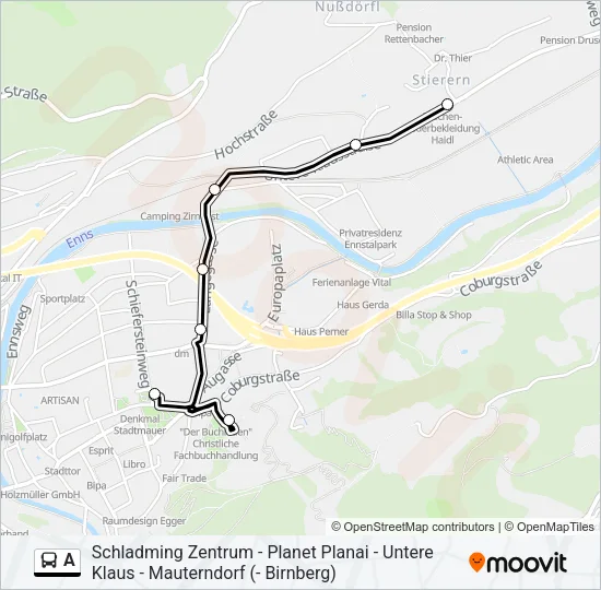 A Bus Line Map