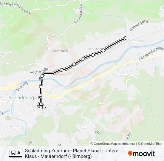 A Bus Line Map