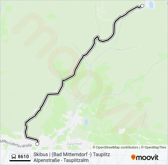 8610 Bus Line Map