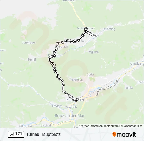 171 Bus Line Map