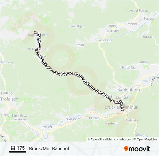 175 Bus Line Map