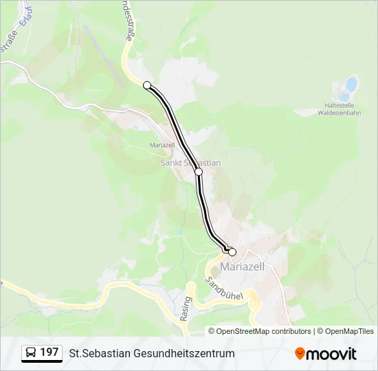 197 Bus Line Map