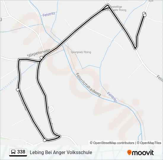 338 Bus Line Map