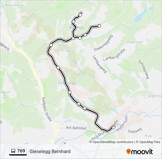 769 Bus Line Map