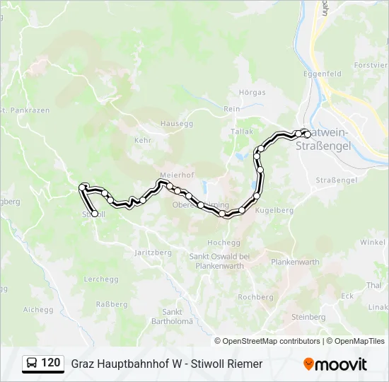 120 Bus Line Map